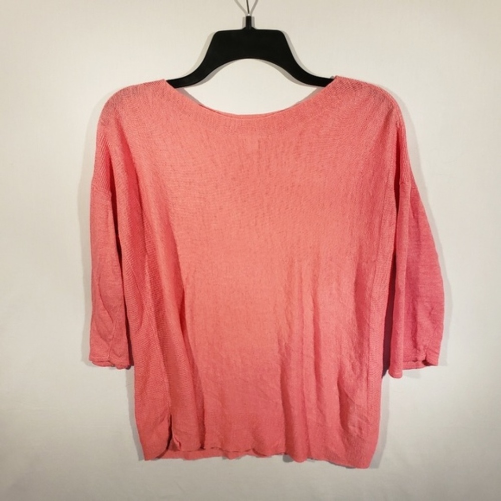 J. Jill lightweight linen 3/4 length shirt
